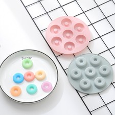 Silicone Donut Cupcake Mold Muffin Chocolate Cake Candy Cookie Baking Pan Mould