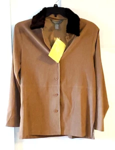 Jessica Holbrook Easycare Women's Shacket Top Officecore Career Evening Size L - Picture 1 of 11