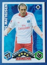 TOPPS Joris Mathijsen Hamburger SV Bundesliga 2010/11 Match Attax Trading Card