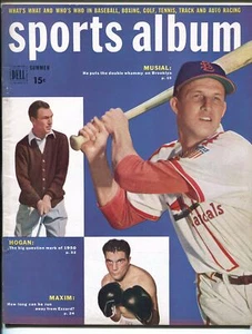 Sports Album-Summer 1950-Dell-Stan Musial-Ben Hogan-Ezzard Charles-VF - Picture 1 of 2