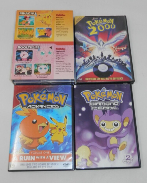 DVD Pokemon Season 1-5 Complete TV Series English Dubbed Anime NEW +Tracking