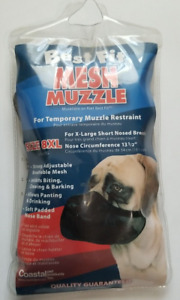 Coastal Pet Best Fit Mesh Dog Muzzle Size 8XL for X-Large Short Nose Breeds