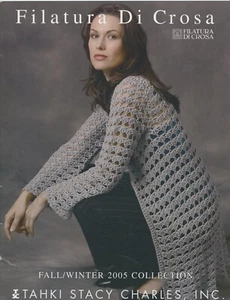 Filatura di Crosa Knitting Crochet Pattern Book Fall Winter 2005 Tahki 32 Design - Picture 1 of 12