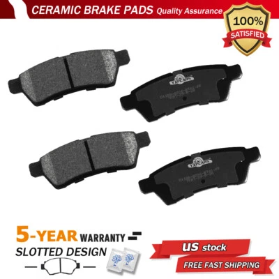 Pastillas de freno traseras de cerámica para Nissan Frontier 2005-2018 Xterra 2005-2015 Foto 1 de 4