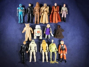 A3-57 STAR WARS ACTION FIGURES 15 FIGURE LOT - EXACT YEARS FOR EACH PIECE LISTED - Picture 1 of 12