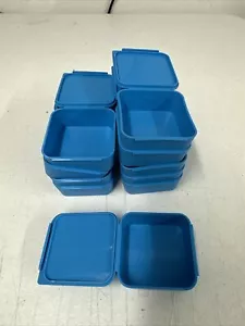 Blau leer 2"" Behälter Menge 10 - ideal für Schmuck, Uhrenteile & mehr - Bild 1 von 4