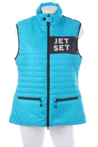 JET SET wattierte Weste Logo-Patch F 4 = D 40 blau schwarz - Bild 1 von 6