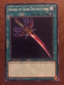 Sword Of Dark Destruction Spell Card Yugioh Speed Duel SBAD-EN019 Trading Card - Picture 1 of 2