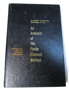 AN ANALYSIS OF THE FINITE ELEMENT METHOD, PRENTICE-HALL, STRANG, 0130329460 - Picture 1 of 4