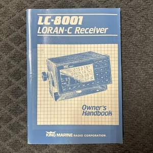 Original 1985 King Marine Radio LC-8001 LORAN-C Receiver Owner's Handbook Rare - Bild 1 von 5