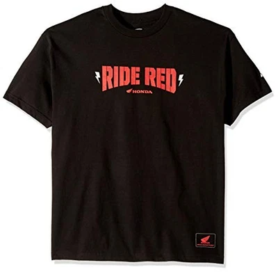 Factory Effex 16-88322 Honda Ride Red Bolt T-Shirt Black (L) Foto 1 de 2