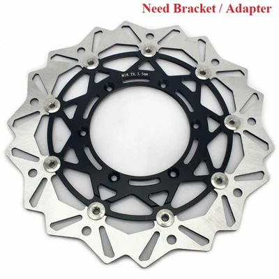 For Suzuki Oversize Brake Disc Rotor RMZ450 2005-23 RMZ250 2007-23 RMX450 10-19 - Image 1 of 4