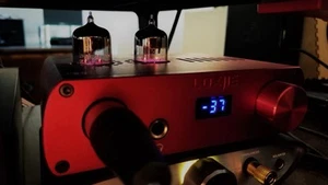 LOXJIE P20 Full Balance Tube Headphone Amplifier Red - Tested And Working! - Picture 1 of 3