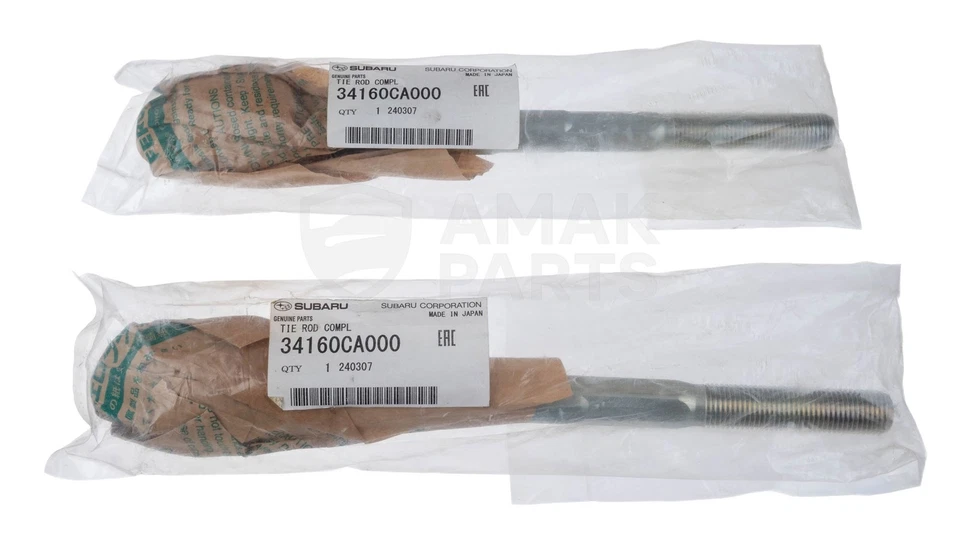 Genuine OEM 2x Inner Tie Rod for Subaru BRZ Scion FRS Toyota 86 34160CA000 - Image 1 of 3