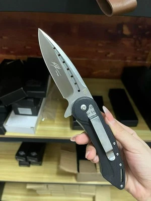 Cuchillo Plegable EDC Acero Exterior Portátil Apertura Rápida D2 Foto 1 de 4