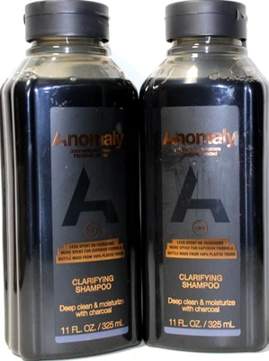 2 Pack Anomaly Clarifying Shampoo Vegan Eucalyptus Charcoal Deep Clean 11 Fl oz - Image 1 of 4