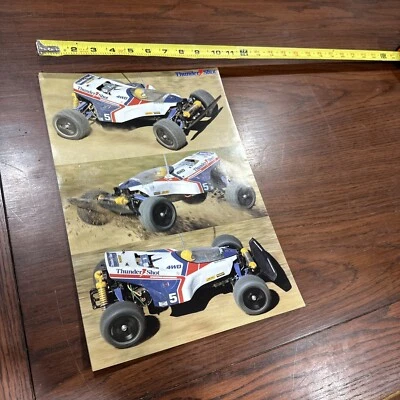 Rare Vintage Tamiya Thundershot  Poster 10 in x 14 in  Two Sided.  MRC - Image 1 of 4