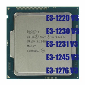 Intel Xeon E3-1220 V3 E3-1230 V3 E3-1231 V3 E3-1245 V3 1276 V3 LGA1155 Processor - Bild 1 von 6
