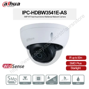 5MP IP Camera Starlight POE IR50m Alarm Audio IP67 IK10 IPC-HDBW3541E-AS - Bild 1 von 2