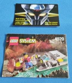 LEGO SYSTEM Instructions Cod. 4920 Lego Space Series 1999