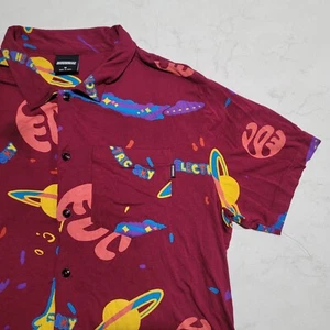 Insomniac Authentic EDC Electric Daisy Carnival RAVE M HAWAIIAN 100% Rayon NWOT  - Picture 1 of 10