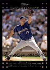 2007 Topps Francisco Cordero Milwaukee Brewers #177