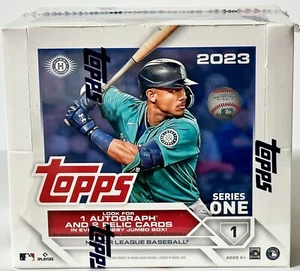 2023 Topps Series 1 MLB Baseball Hobby JUMBO Box Factory Sealed 1 Auto 2 Relic - Picture 1 of 4