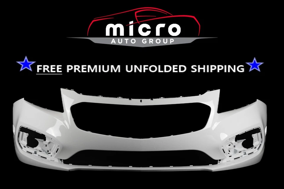 2015 CHEVY CRUZE FRONT BUMPER OEM PAINTED SUMMIT WHITE 94525910 2016 LIMITED MDL Foto 1 de 4