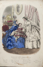 Engraving Fashion 27X19CM Store Of Bridesmaids Mars 1858