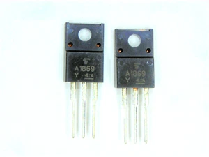 Transistor Toshiba 2SA1869 "Original" TO-220P aislado 2 piezas - Imagen 1 de 1