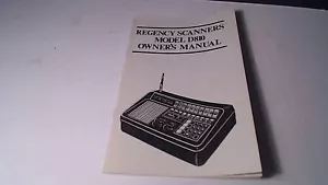 RARE Regency D810 SCANNERS Original operating Manual - Picture 1 of 1