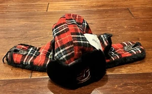 Top Of The World Cleveland Cavaliers Red Black Mens OS Ear Flap Fur Trapper Hat - Picture 1 of 9