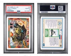 1991 Impel G.I. Joe A.W.E STRIKER Series 1 PSA 10 Gem Mint #13 POP 3!!! NICE! - Picture 1 of 2