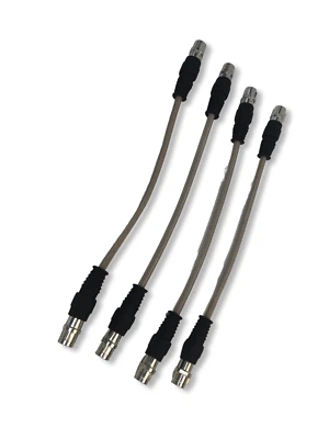 Líneas de freno Porsche para Boxster - Juego de 4 PMB DirectFit acero inoxidable - (1997 Foto 1 de 4