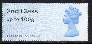 GB 2014 QE2 2nd up to 100gms Post & Go unused no Gum ( A987 ) - Picture 1 of 1