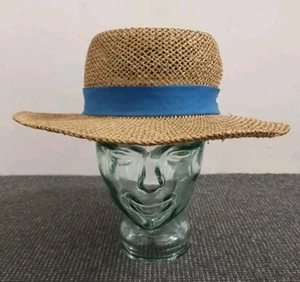 🔶️2008 VINTAGE LINESMAN AUSTRALIAN OPEN TENNIS BROAD BRIM STRAW HAT UNIFORM - Picture 1 of 11