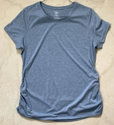 Athletic Works Womens Blue T Shirt Top Size L Indonesia - Image 1 of 4