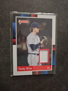 2022 DONRUSS CASEY MIZE 1988 RETRO RELIC CARD DETROIT TIGERS - Picture 1 of 2