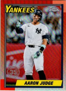 2025 Topps Chrome Baseball 1990 Topps #90CB-11 Aaron Judge 35th Anniversary NYY - Bild 1 von 2
