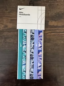 Nike Headband 6 Pack Non-Slip Swoosh Logo Bright Colors Multipack NWT - Picture 1 of 2