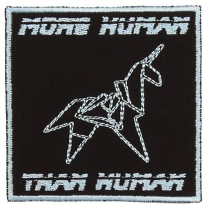 Parche de origami unicornio más humano que humano - hecho en EE. UU. - parche Blade Runner - Imagen 1 de 8