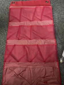 Thirty-One Hang-Up Ahorro de Espacio Coral Mini Guinga Libre de Humo NUEVO - Imagen 1 de 1