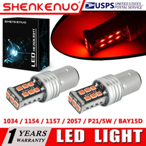 Para Honda Ruckus 50 NPS50 2003-2017 - 2X 1157 LED Luz Trasera Parada Luz de Freno EE. UU. - Imagen 1 de 12