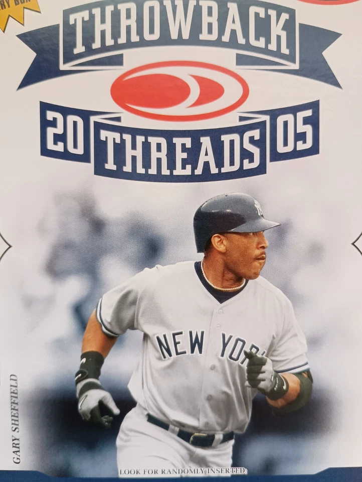 2005 Donruss Throwback Threads Baseball Cards - You Pick - Image 1 of 1
