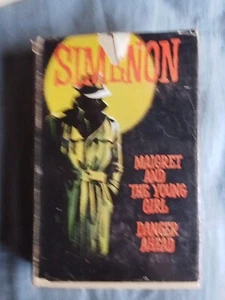 Georges Simenon Maigret And The Young Girl + Danger Ahead Vintage Hardback - Picture 1 of 6