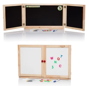 KINDERTAFEL SARA 2 KREIDE WANDTAFEL Schreibtafel Maltafel Magnettafel Schultafel - Bild 1 von 4