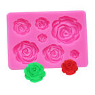 Rose Flower Silicone Mold Cake Decorating Tool Candy Clay Chocolate Fondan.Yf DS
