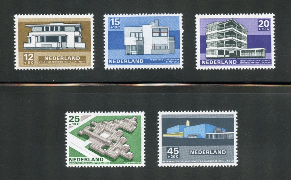 Netherlands Complete MNH Set #B444-448 Surtax Social & Cultural Purposes Stamps - Image 1 of 1
