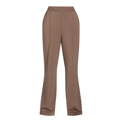 L Scoop Women's Ultimate ScubaKnit Trouser Pull On Pants Size LARGE Mushroom NWT - Image 1 of 4