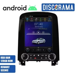 AUTORADIO ANDROID 8/128GB RENAULT SCENIC 2013-2014 STEREO AUTO TOUCH WIFI NAVI - Foto 1 di 6